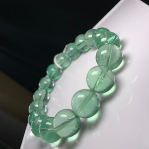 24.爽やかミントグリーンフローライト　ブレスレット
