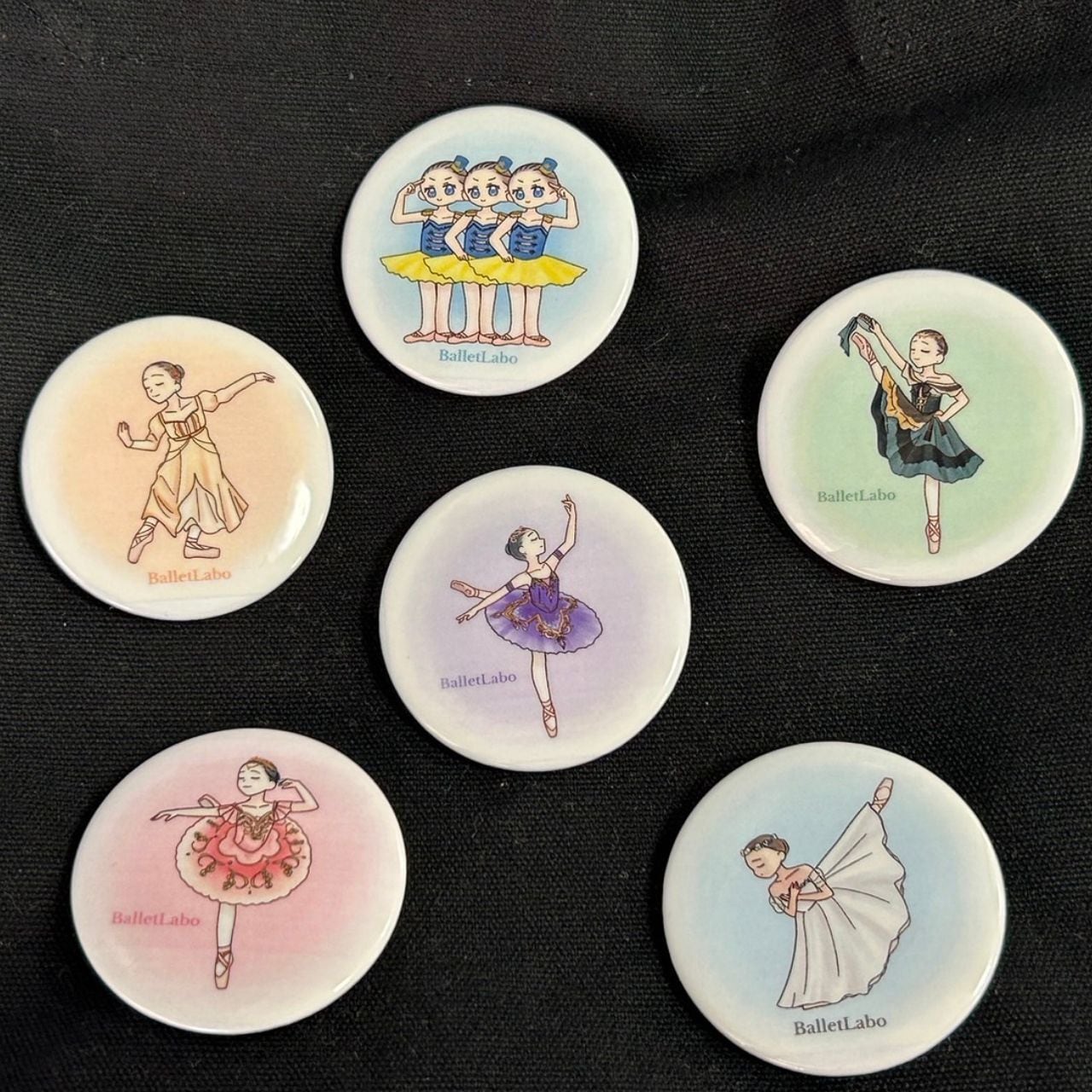 バレエラボオリジナル缶バッジ 『エスメラルダ』よりエスメラルダ