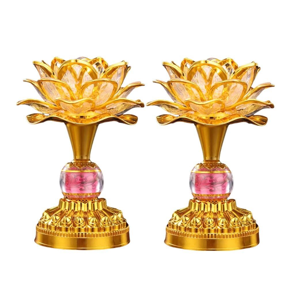 新着商品】蓮華灯 蓮花 仏壇 神前用灯籠 蓮の花 光る蓮の花 仏花