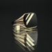 Vintage Signet Ring [Made in ENGLAND] [375 9ct Gold] Square Diagonal x Onyx