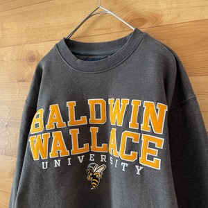 【JANSPORT】カレッジ Baldwin Wallace University ボールドウィンウォーレス大学 刺繍ロゴ スウェット トレーナー XS US古着