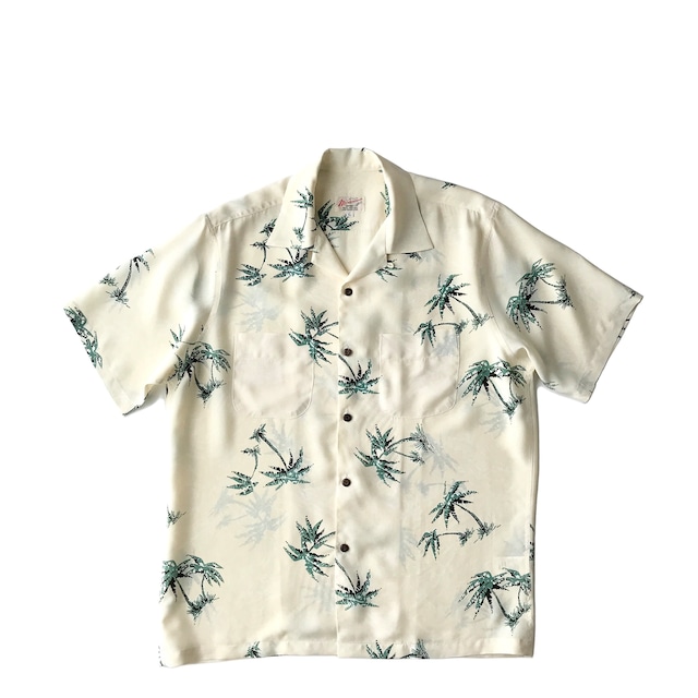 Mountain Special Aloha shirt /  Palms  /  Natural