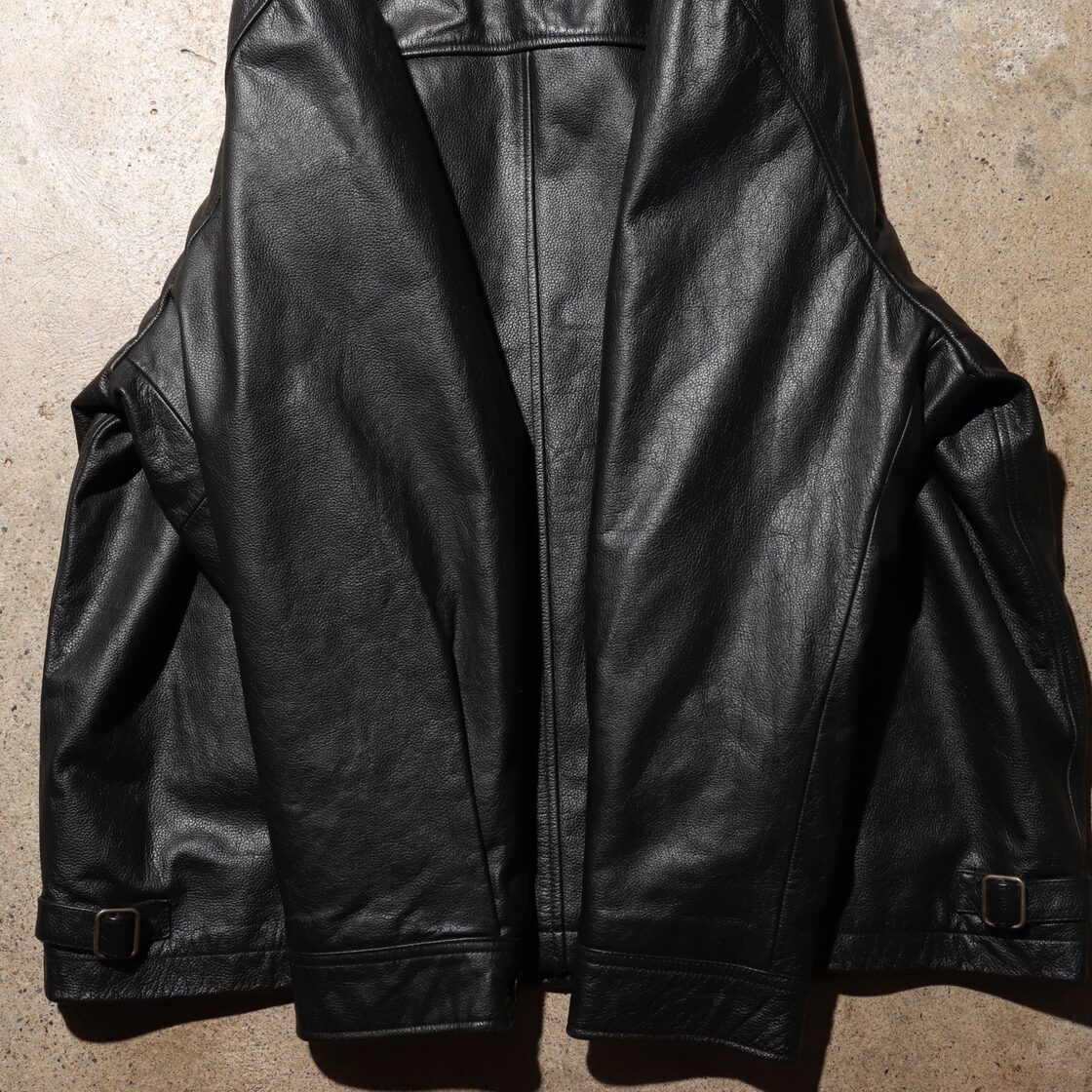 優良皮革 2XL 極美品 OLD GAP レザージャケット オールドギャップ 黒 