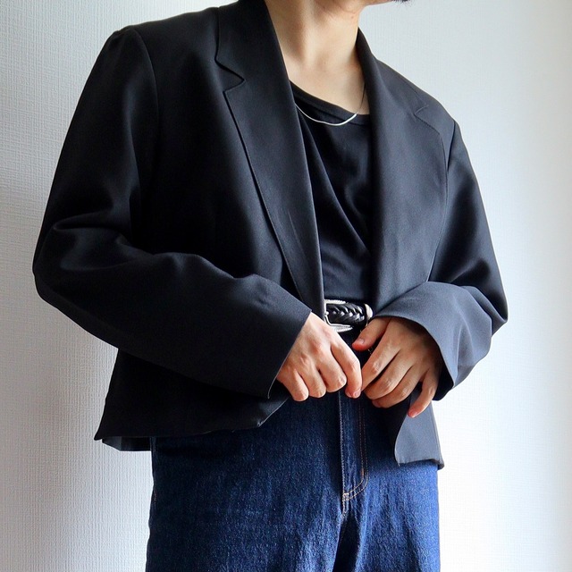【Set B】"刺繍" "Hilton"short length tailored jacket