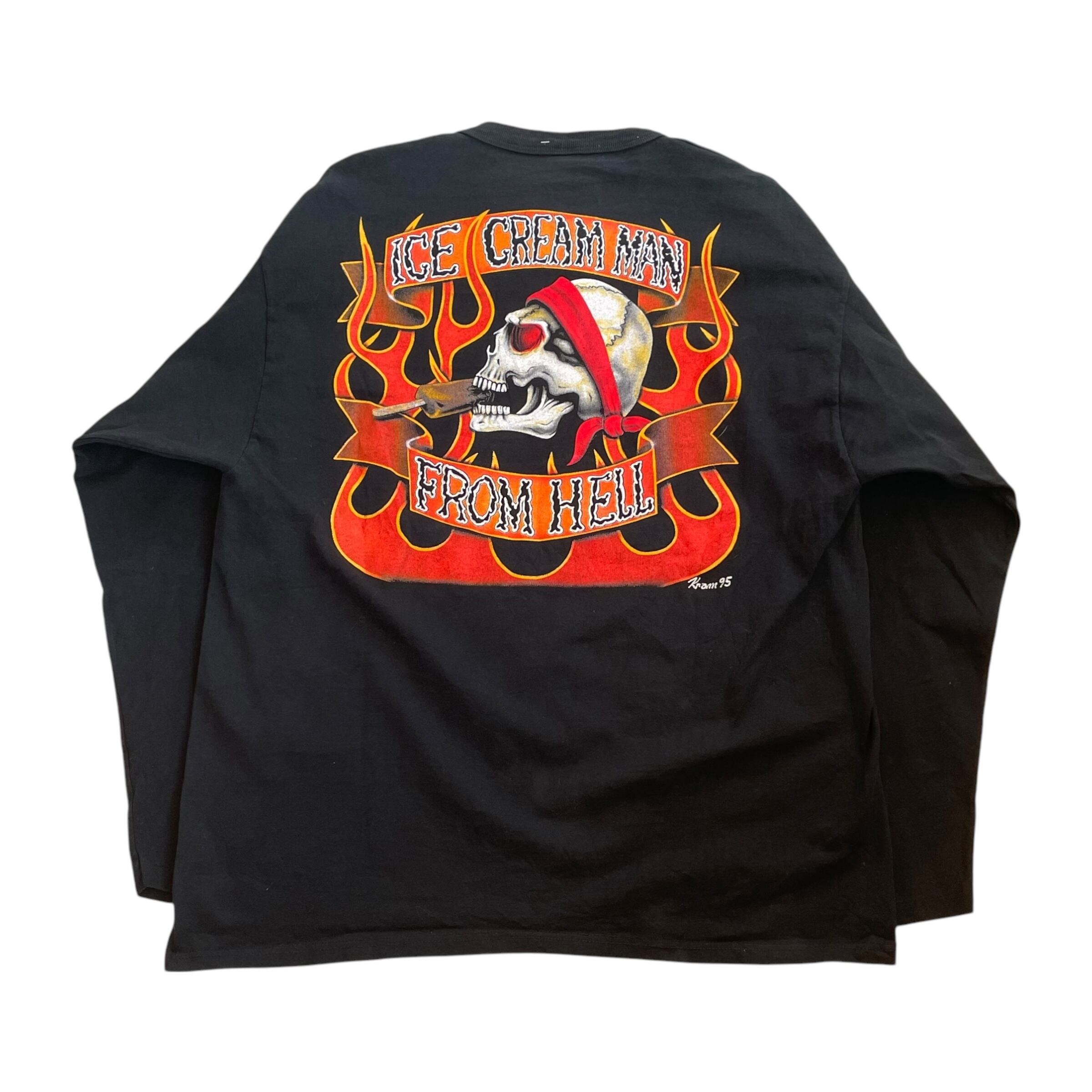 1995s ICE CREAM MAN FROM HELL Henlyneck L/S T-shirt