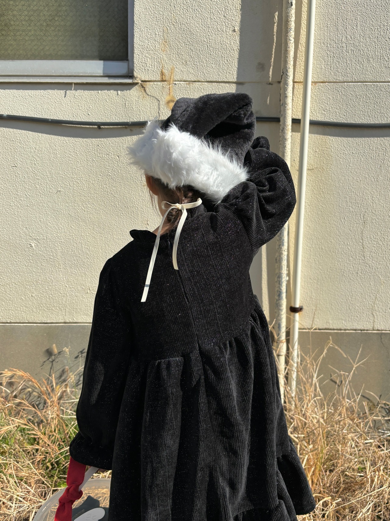 holiday glitter dress(ribbon set)