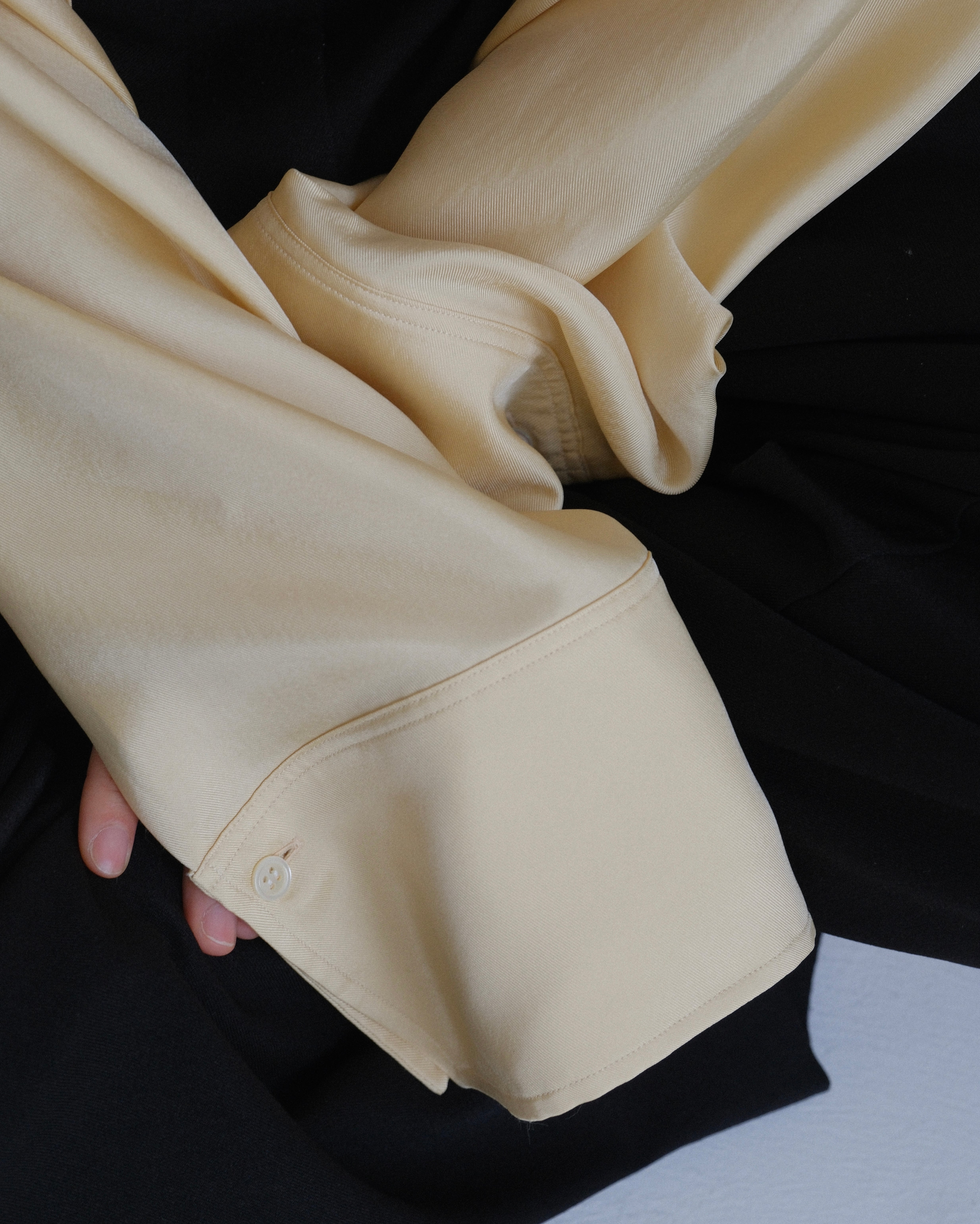 silky twill shirt - made in Japan - | aéré