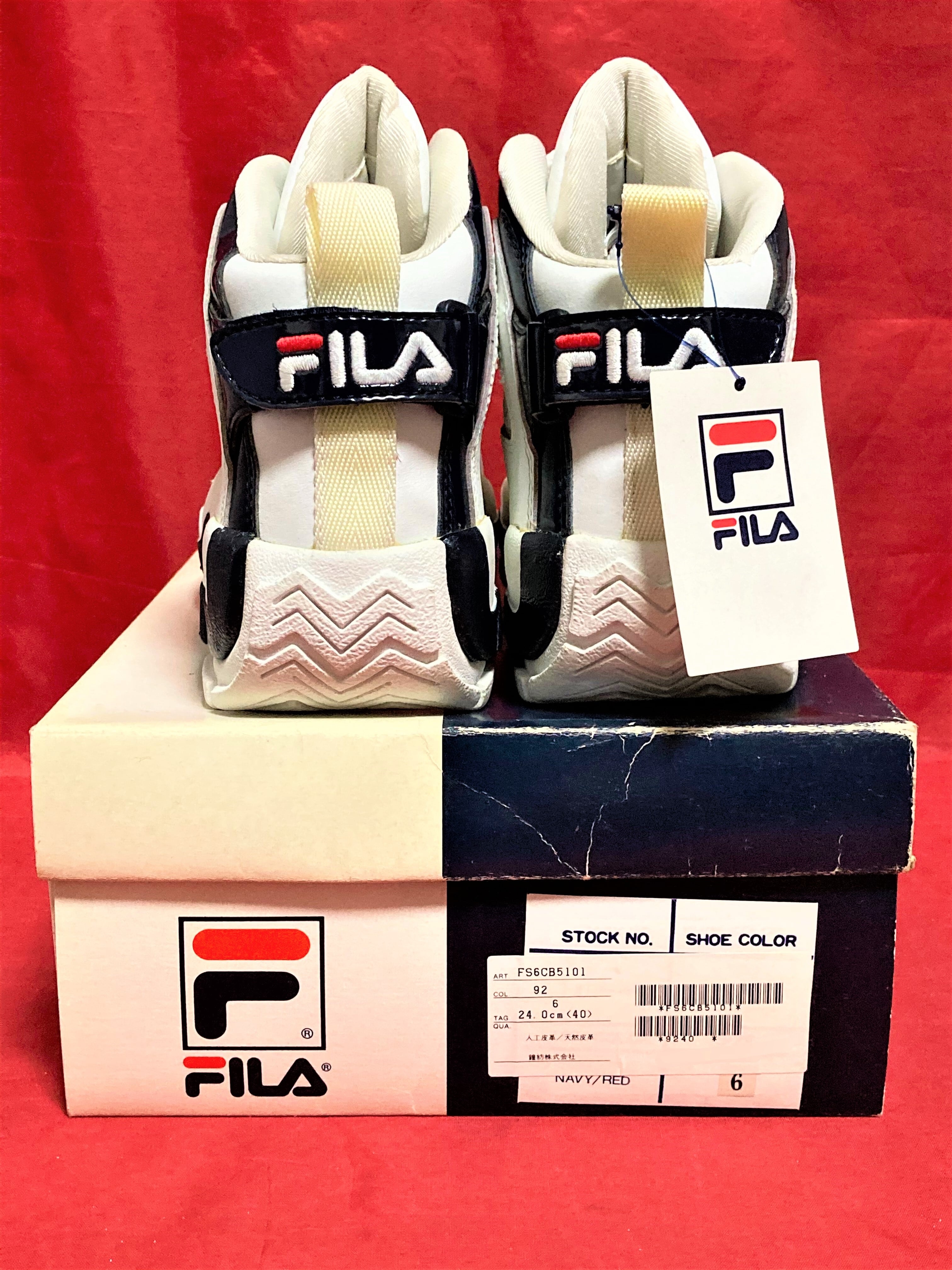 FILA（フィラ）GRANT HILL MID（グラントヒル）白/紺 6 24cm 209