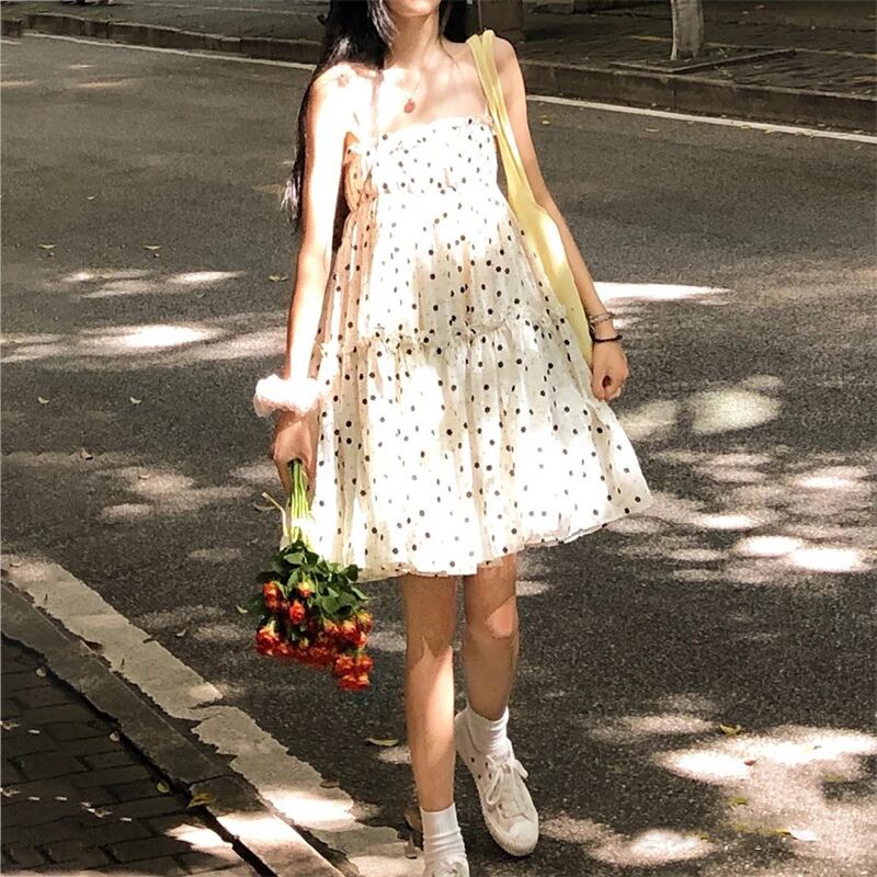 スカート ドレス サマー薄手フローラル 大人ガーリー スウィート キュート カジュアル ふわふわ 夏物 花柄 萌量不足42665787317