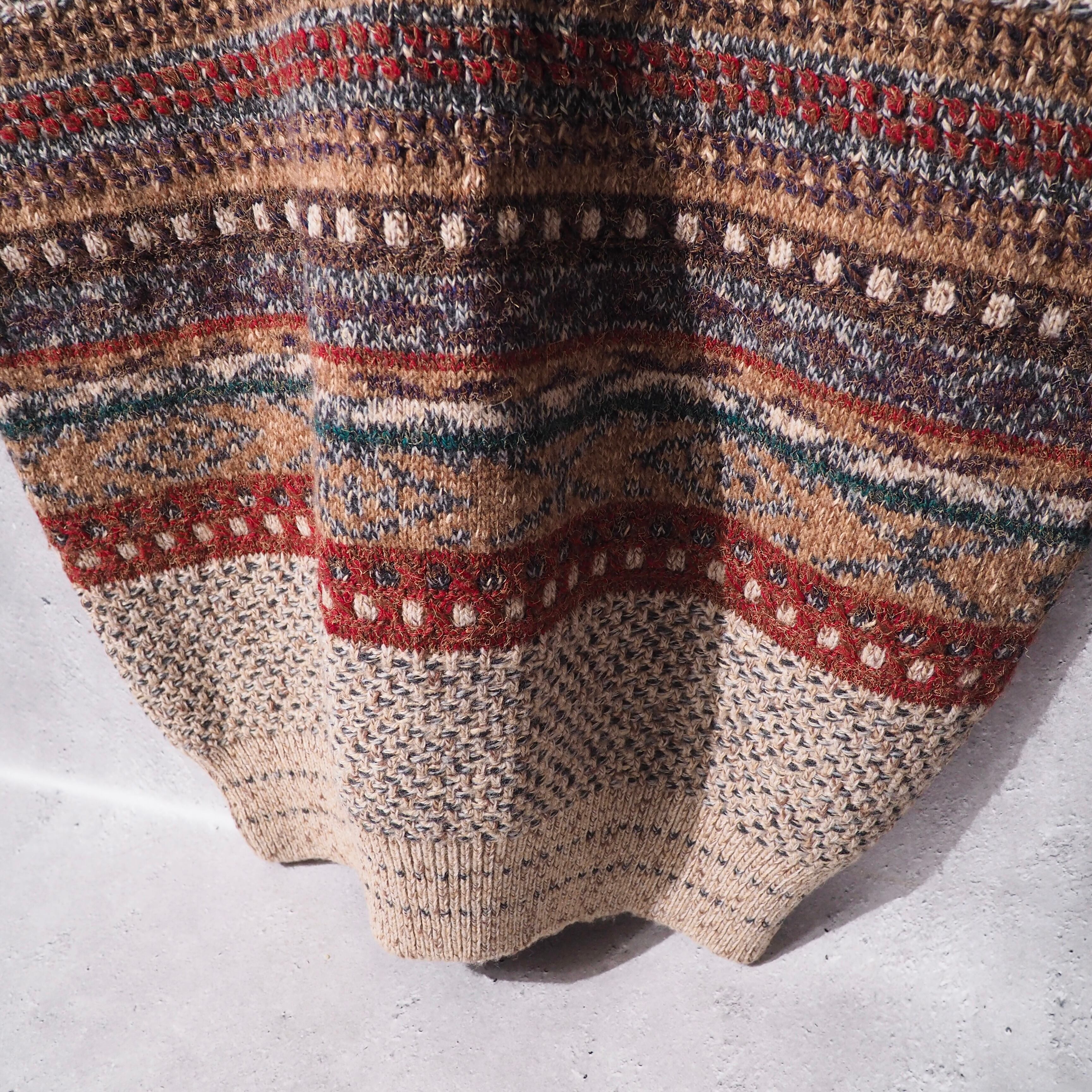 1990s " Made in Italy " Beautiful Autumn colors vintage loose knit