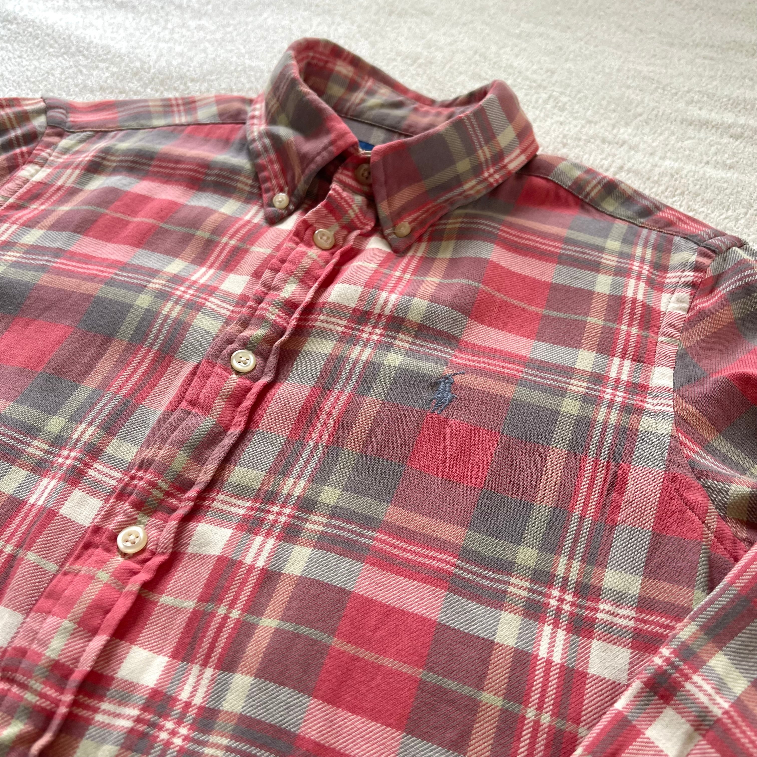 Ralph Lauren ラルフローレン チェック ネルシャツ 長袖 シャツ S
