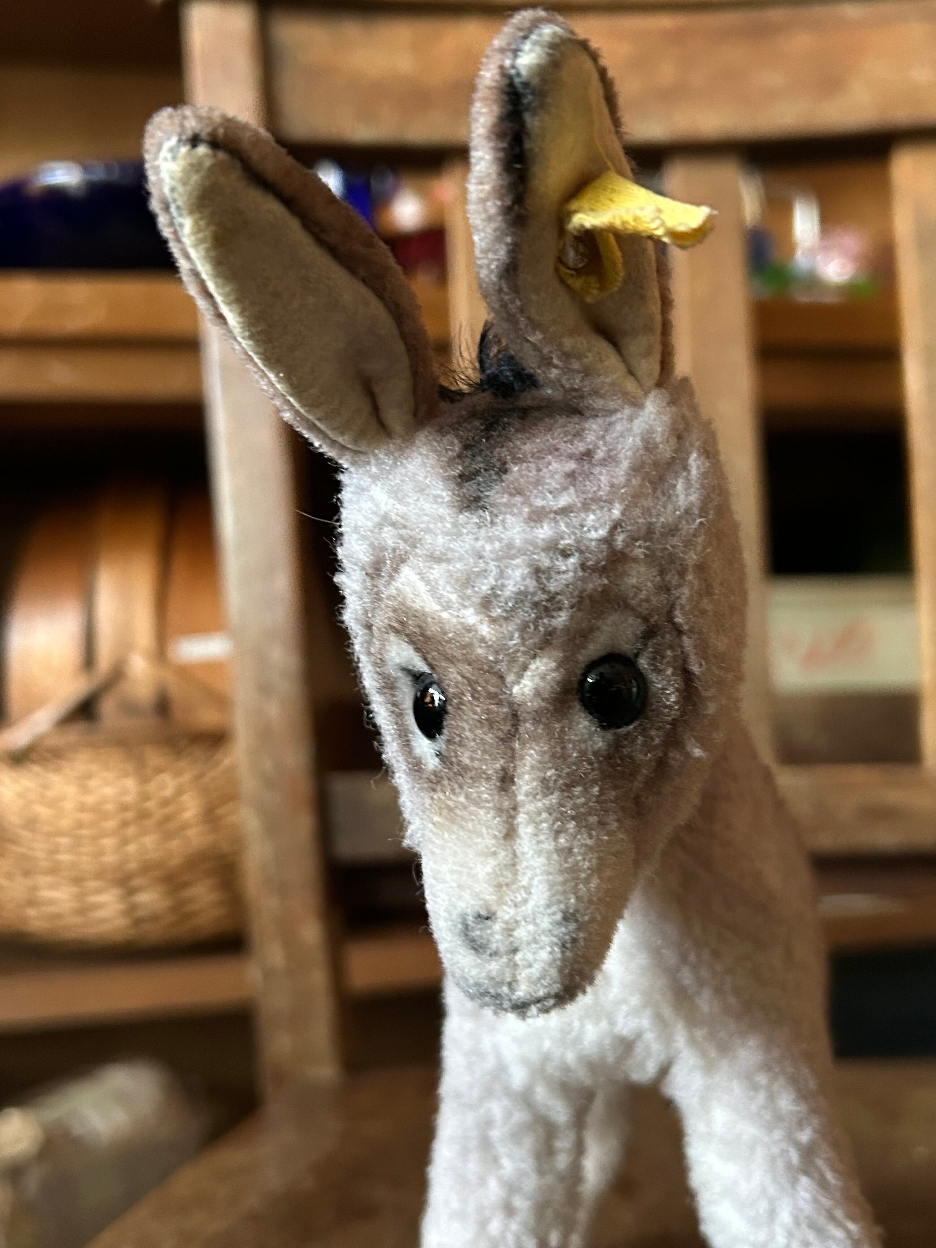 Steiff ロバのGrissy ドイツ製 ヴィンテージ Steiff シュタイフ ロバ Grissy グリッシー