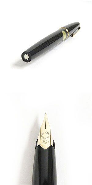 No.23..18k.と、 585モンブラン万年筆 MONTBLANC モンブラン万年筆 14K