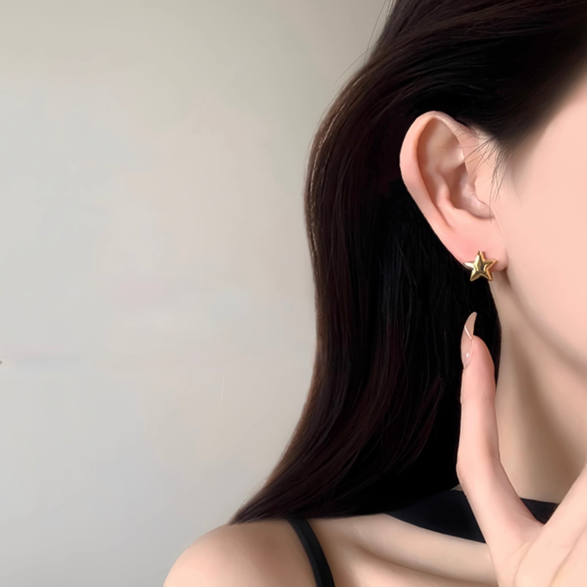 ダブルスター リバーシブルピアス：635 | jmavie