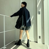 ハーフタックPT/チャコールグレー