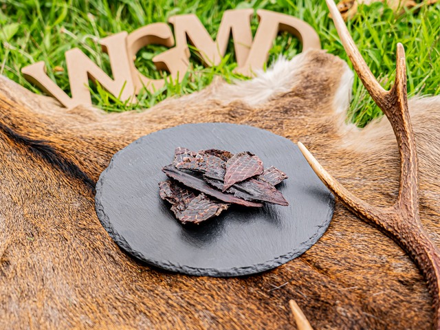 鹿の脾臓ジャーキー