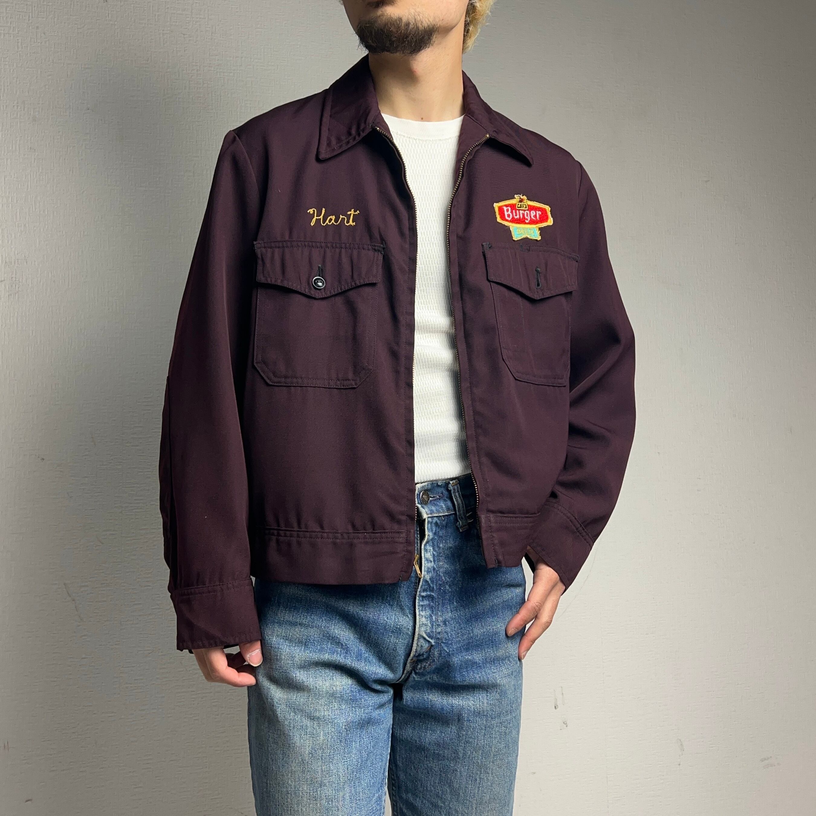 1960's WOOL GABARDINE WORK JACKET 60年代 ウールギャバジンワーク