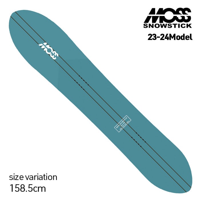 23-24 MOSS SNOWSTICK PT58 モス スノースティック 158.5cm ディレクショナル ロッカー パウダー ピンテイル  カービング メンズ レディース