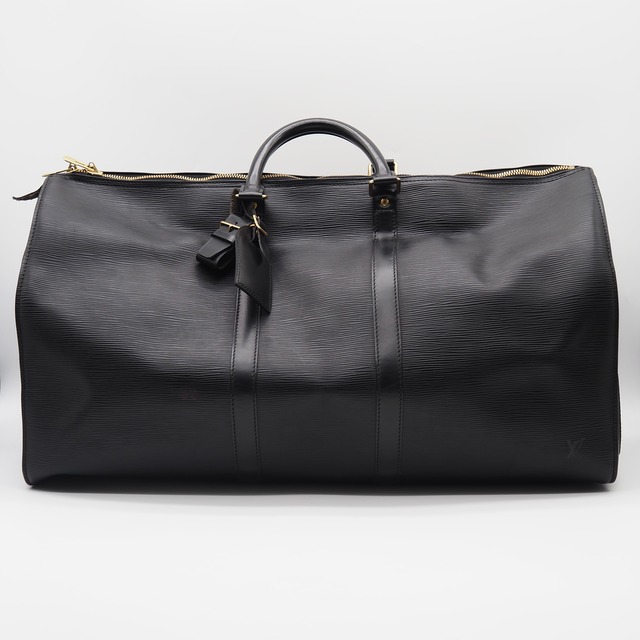 Louis Vuitton エピ ノワール キーポル 50 ボストンバッグ ブラック レザー ルイヴィトン
