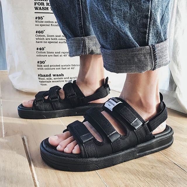 【予約販売】サンダル メンズ アウトドア ビーサン 靴 スポーティー ブラック ブラウン ホワイト お洒落 ビーチサンダル カジュアル 24cm24.5cm/25cm/25.5cm/26cm/26.5cm/27cm/27.5cm