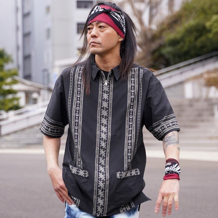 Propa9anda 晁直 Lynch Anoverlay Icon Dazzle Camo Malti Bandana プロパガンダ Asanao 限定コラボ リストバンダナ ヘアバンド ストール 黒 ブラック メンズ レディース ロック パンク Rock Punk バンド ギフトラッピング無料 ステージ衣装 Rogia Rogia Web