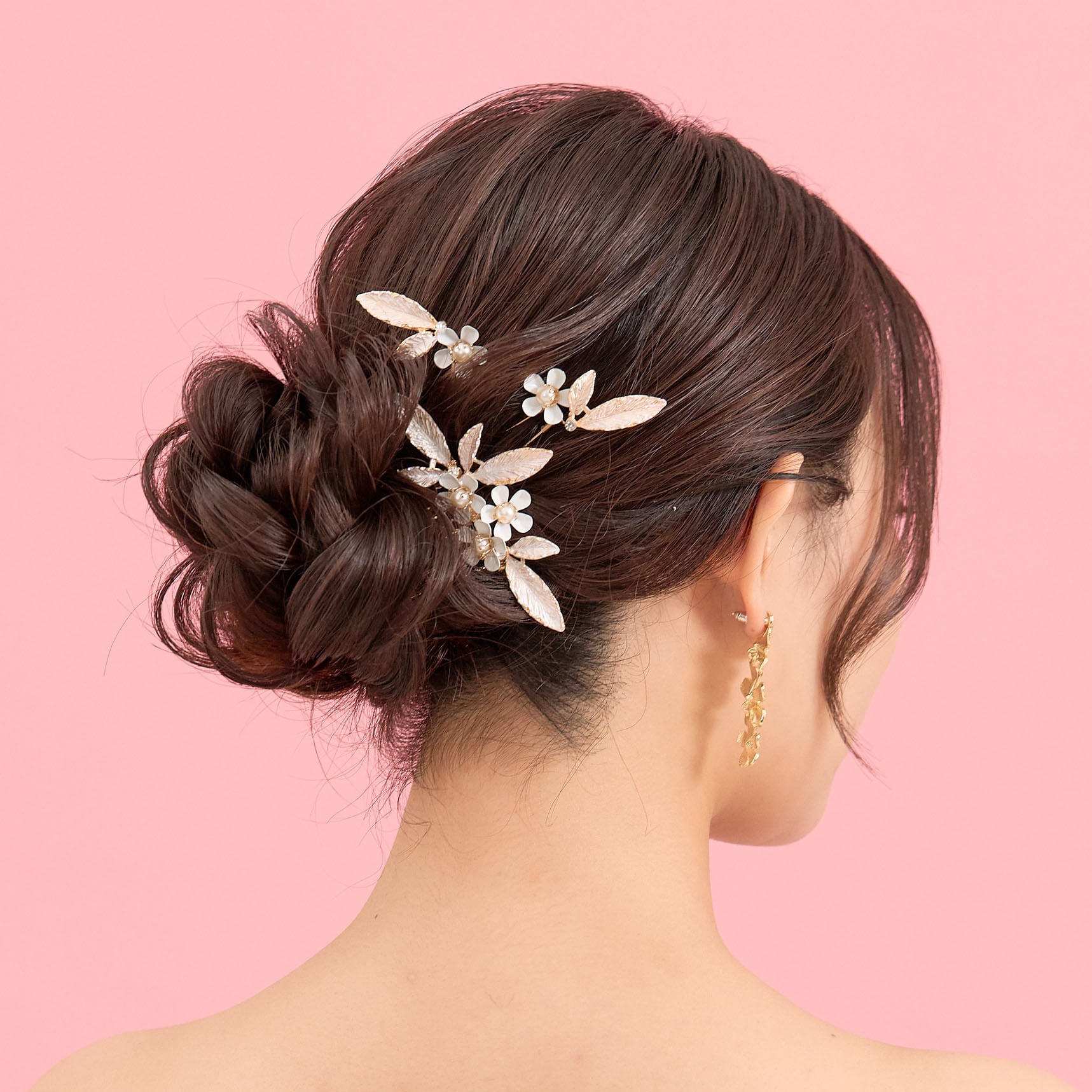 H-161 Gold Flower ヘッドコーム 3点セット