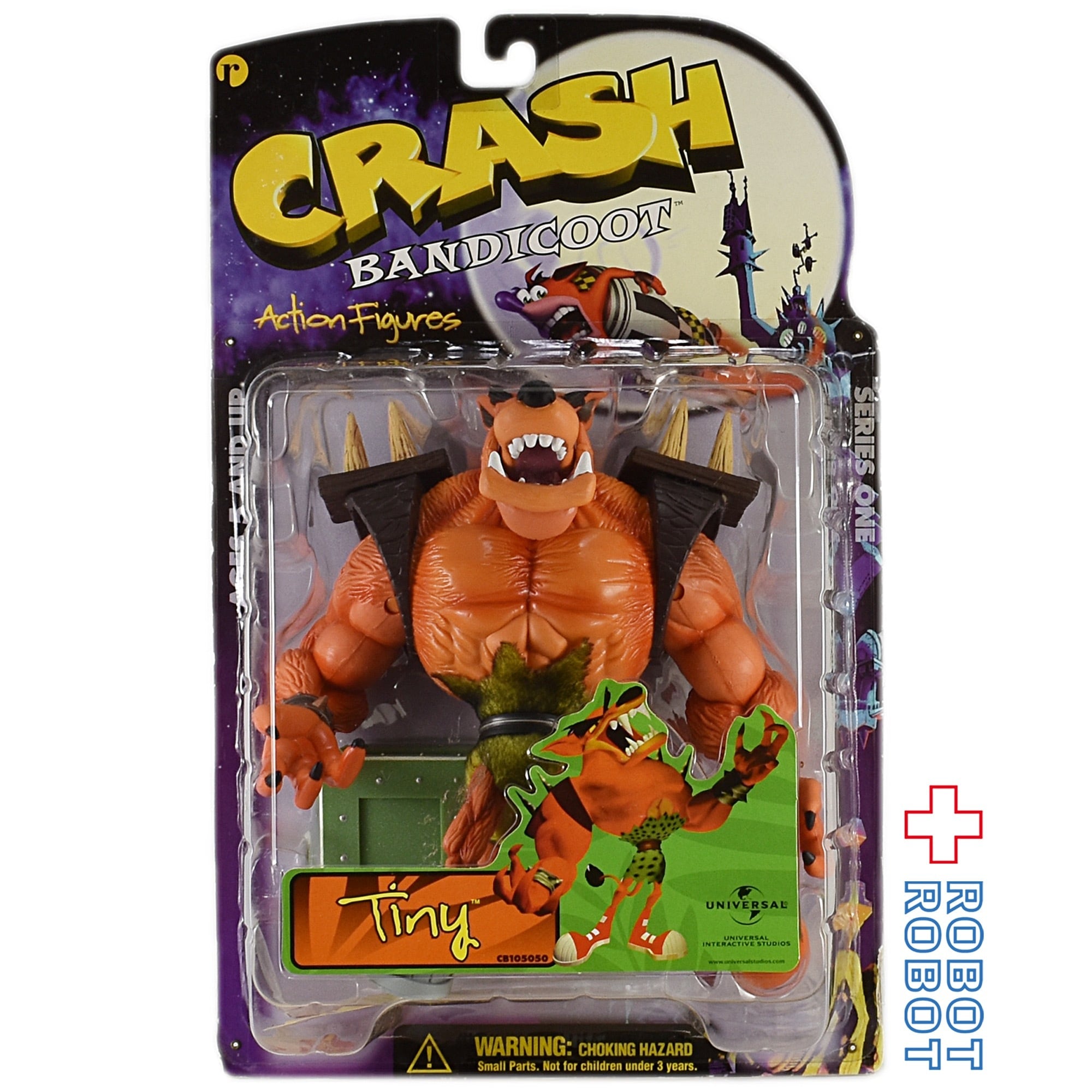 クラッシュ・バンディクー アクション・フィギュア タイニー・タイガー 