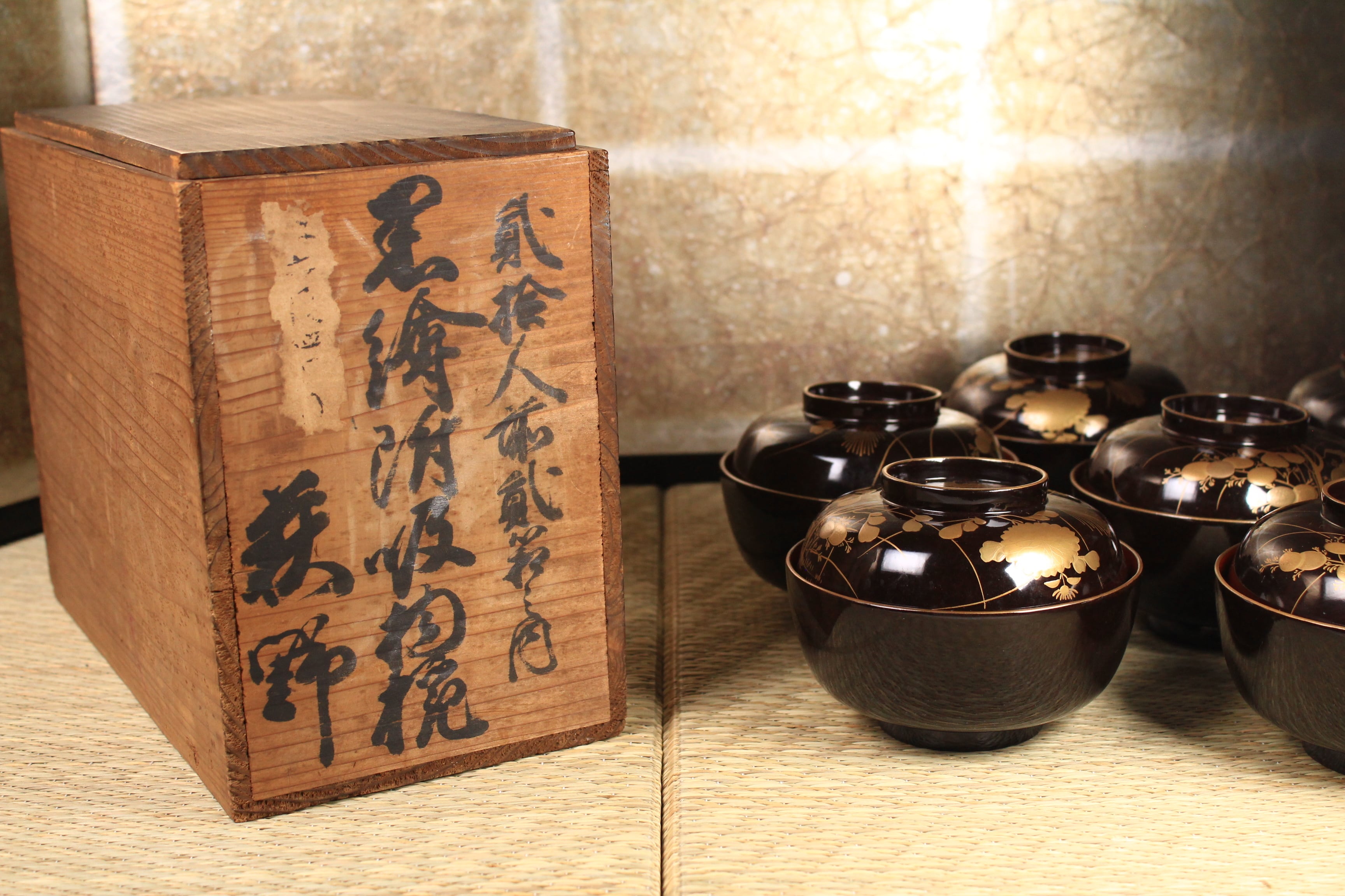 輪島塗 吸物椀 蒔絵御所車 十客揃 桐箱入 （輪島キリモト Official WEB  