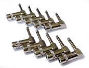 ギタマニオリジナル モノラルフォンプラグ シールド自作用 L型 スイッチクラフト(switchcraft)#226同型10個セット GMO-SCJC226x10