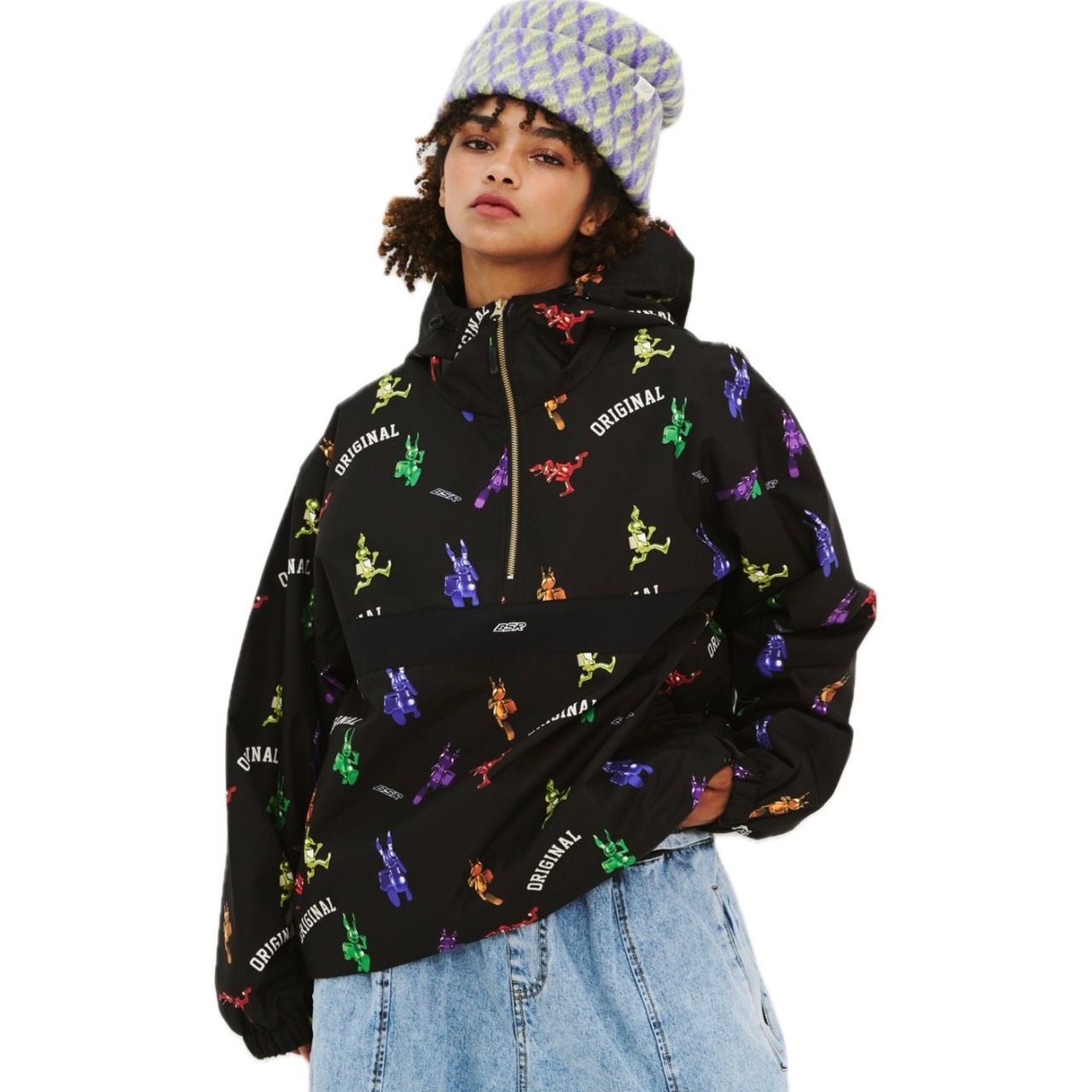 bsrabbit 2425FW COLLECTION 『 Rainbow TR Hooded Anorak Jacket 