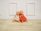 赤白ニットの双子ドール 2体セット（ペイントロスあり） 画像1