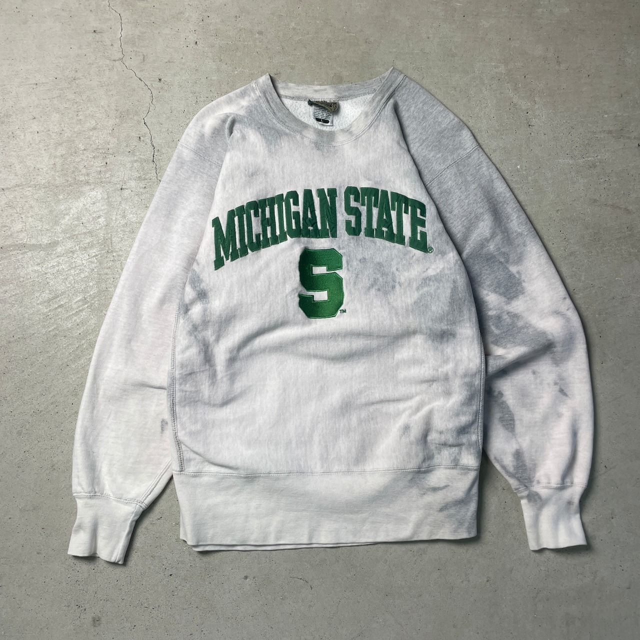 MICHIGAN STATE カレッジロゴワッペン リバースウィーブタイプ 