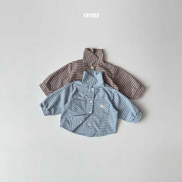checked shirt【onu】※予約商品