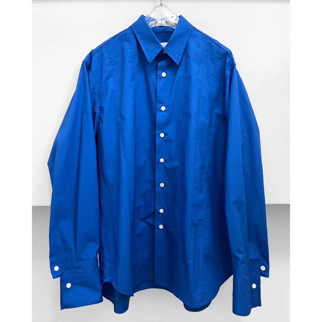 【hippiness】 favorite thing shirt dress & stripe works（blue）  / 【hippiness】フェイバリト スィングス シャツ ドレス&ストライプ ワークス（ブルー）