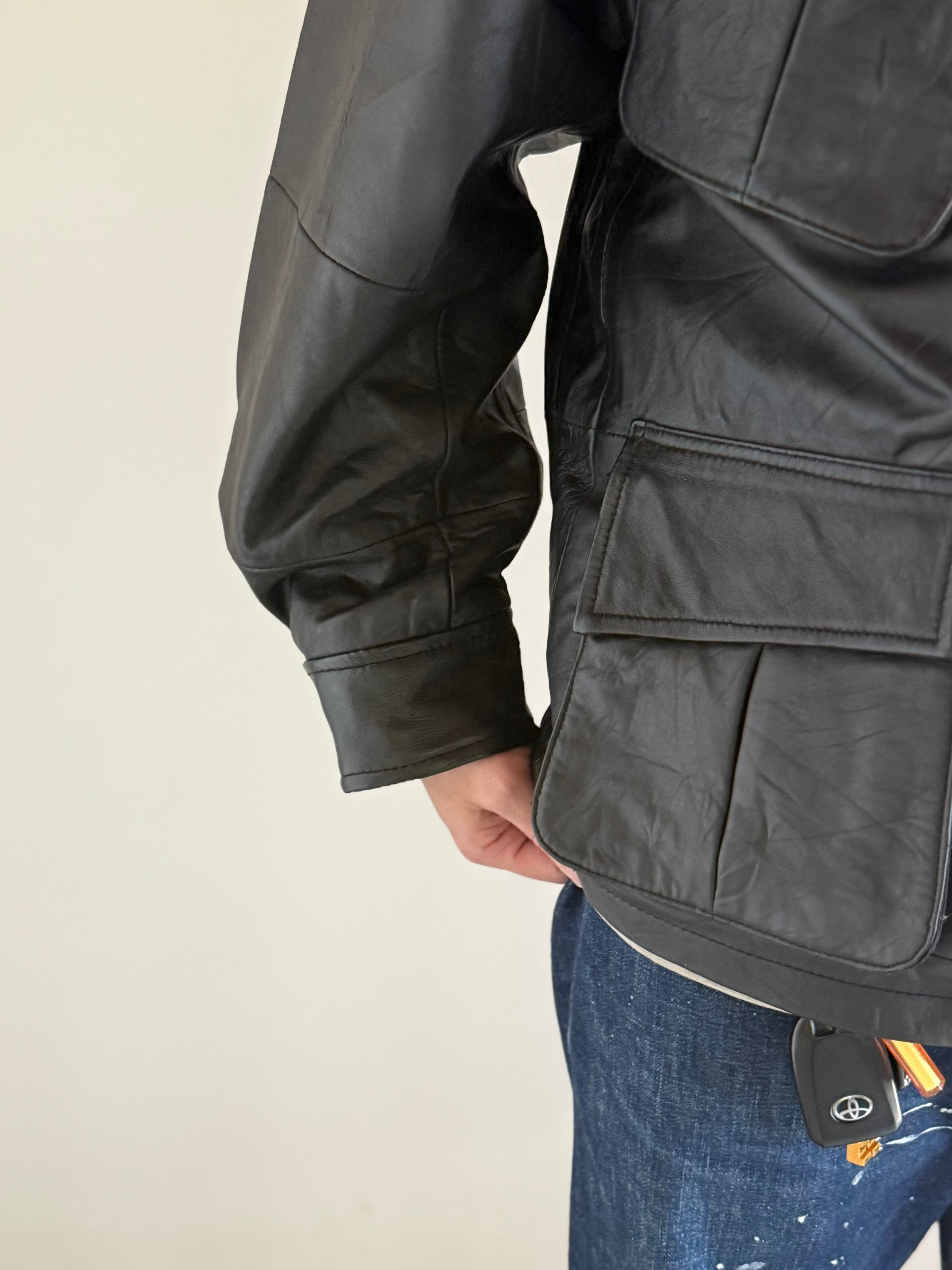 YOUSED【LEATHER JUNGLE FATIGUE JACKET】 | LARGE LAB TOWN