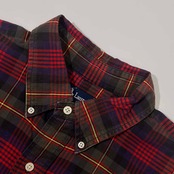 90s RALPH LAUREN ラルフローレン チェック BD ボタンダウン オックスフォード 長袖シャツ /メンズ/ビンテージ