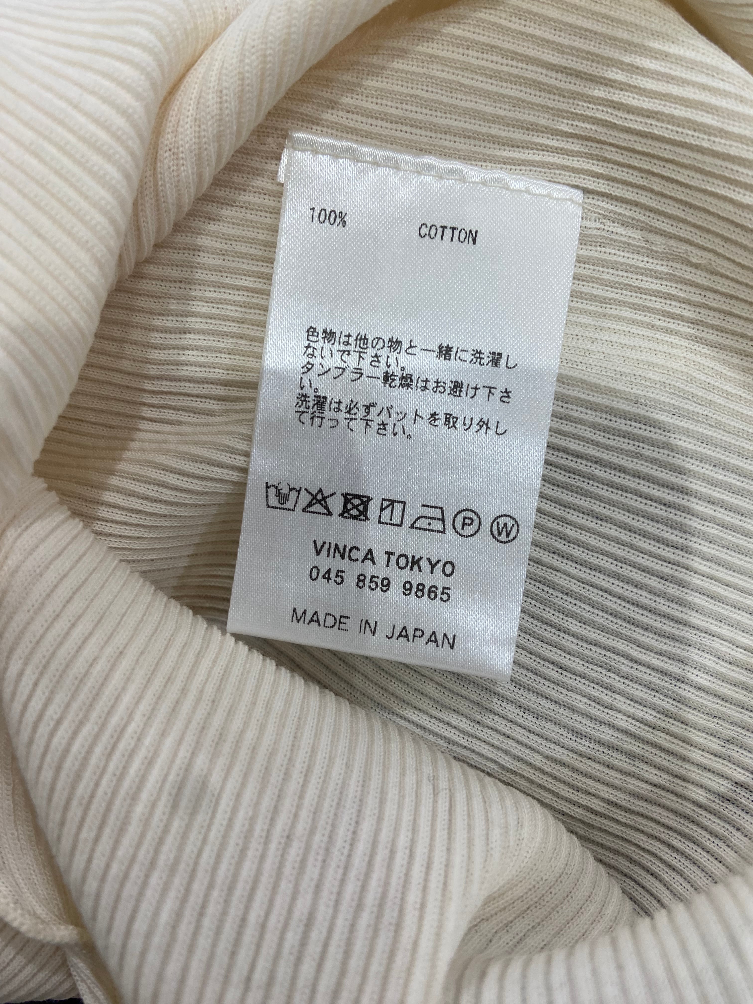 HAKUJI] Twisted cotton V-neck tanktop / Ivory | YES-姫路の美容院と