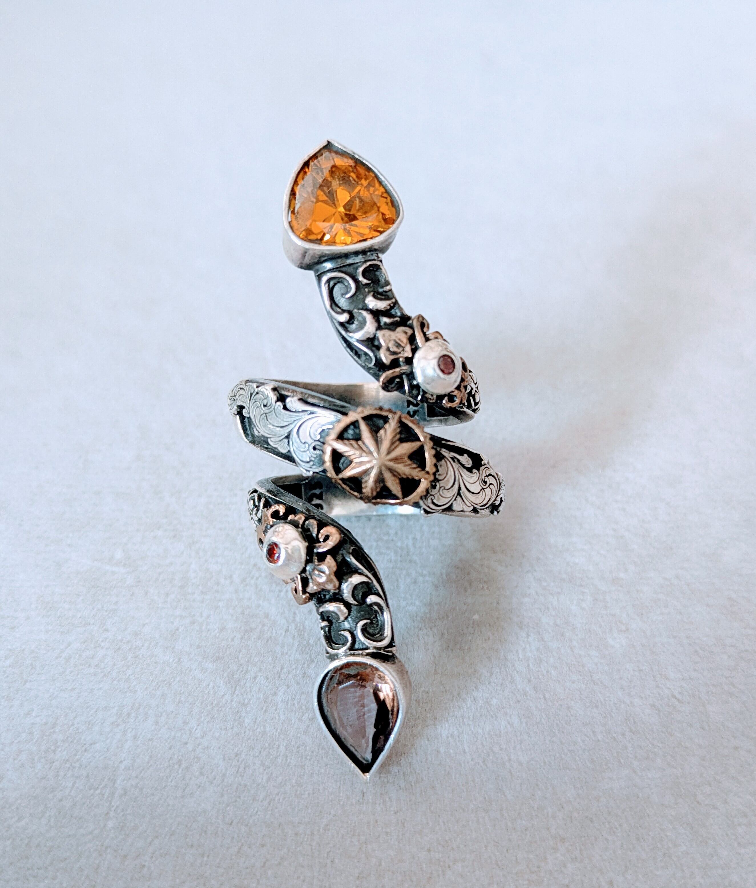 メンズ ハンドメイド リング（太陽の影）925silver | HAYAT TURKISH STYLE