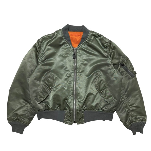 古着 コリンス MA-1フライトジャケット クリーニング済 CORINTH 80s-90s USA製 AF/601-282-1476 メンズL