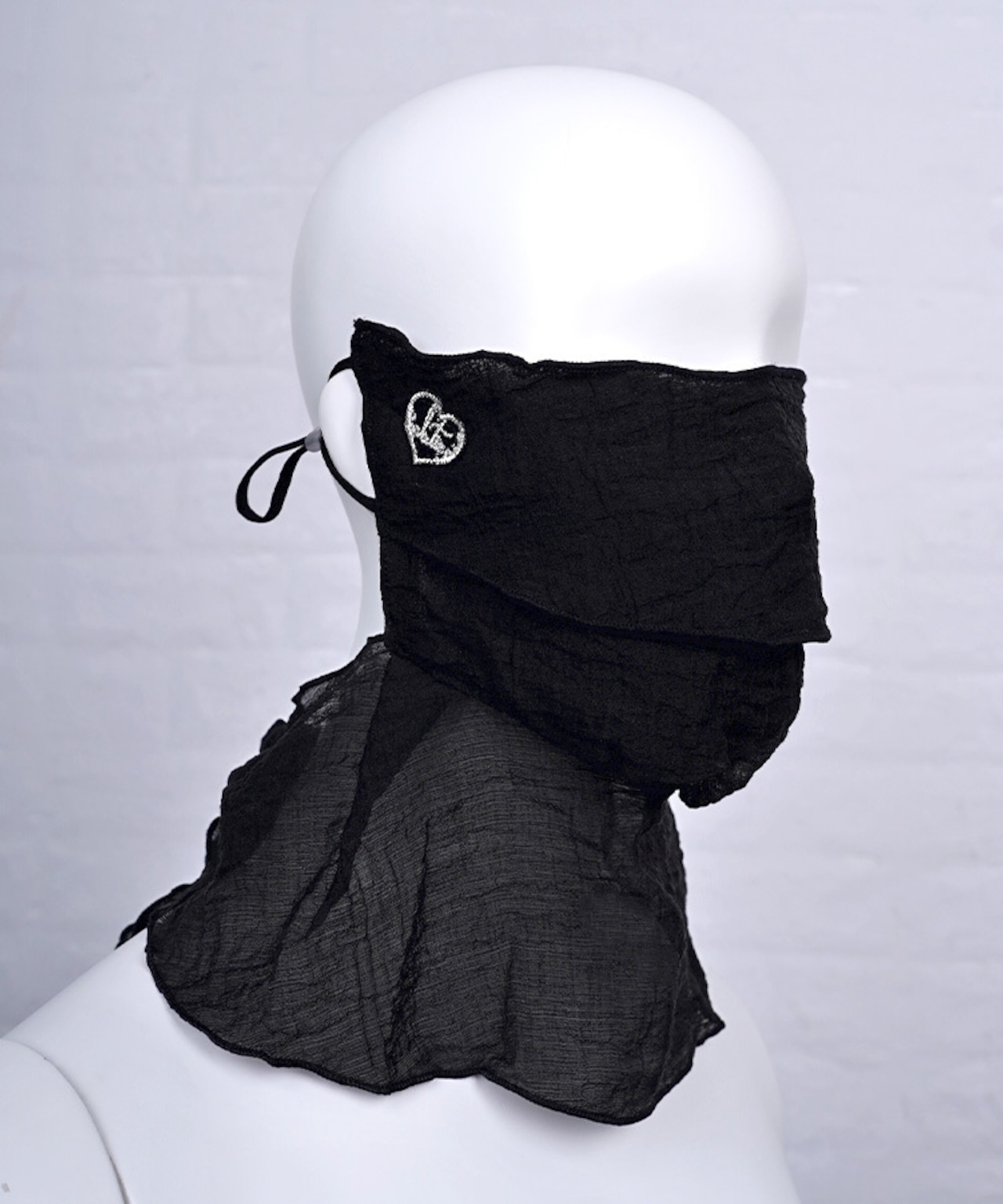 【直営限定ITEM】ソフトオーガンジーフェイスカバー (L/BLUE)　CQ-48521H
