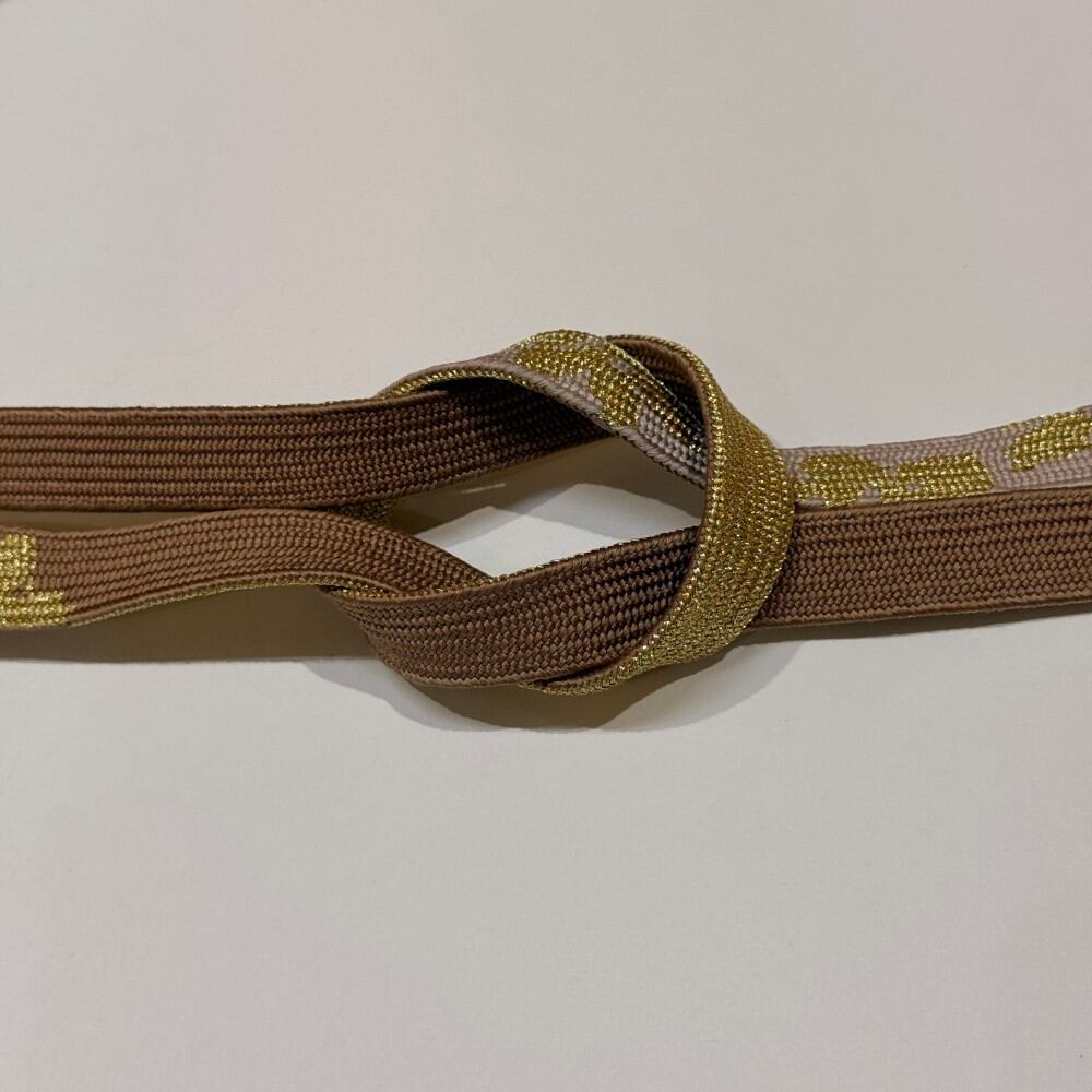 帯締め 新品 帯締め 帯〆 高麗組 手組み帯締め 平組 茶 礼装用 訪問着 色無地 正絹 絹100% 和装小物 6545