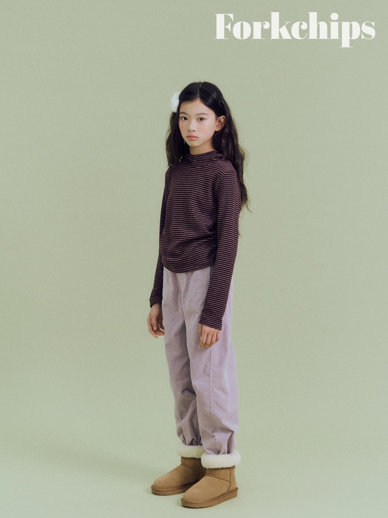 FORK CHIPS［取寄］buddy rabba hood tee 26winter