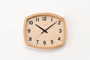 電波時計 Ｒ-SQUARE CLOCK【OAK】