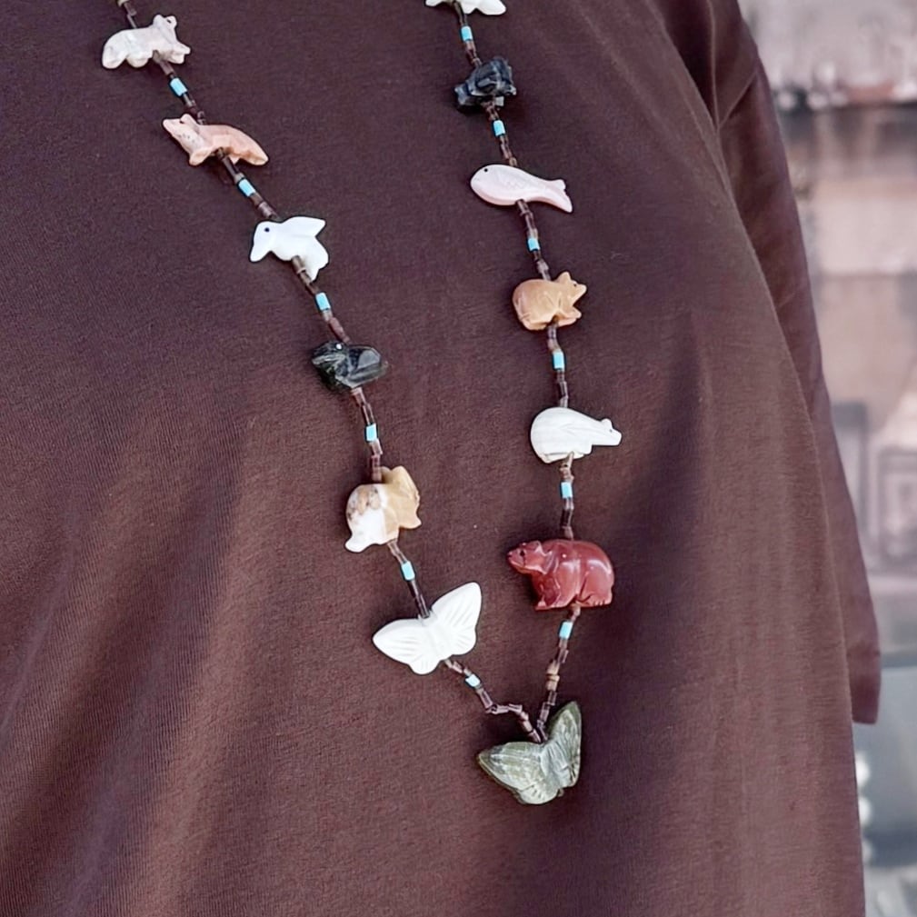 ♦︎セール価格♦︎インディアンジュエリー＊フェティッシュ鳥＊バード ネックレス ♦︎セール価格♦︎インディアンジュエリー＊フェティッシュ鳥＊バード