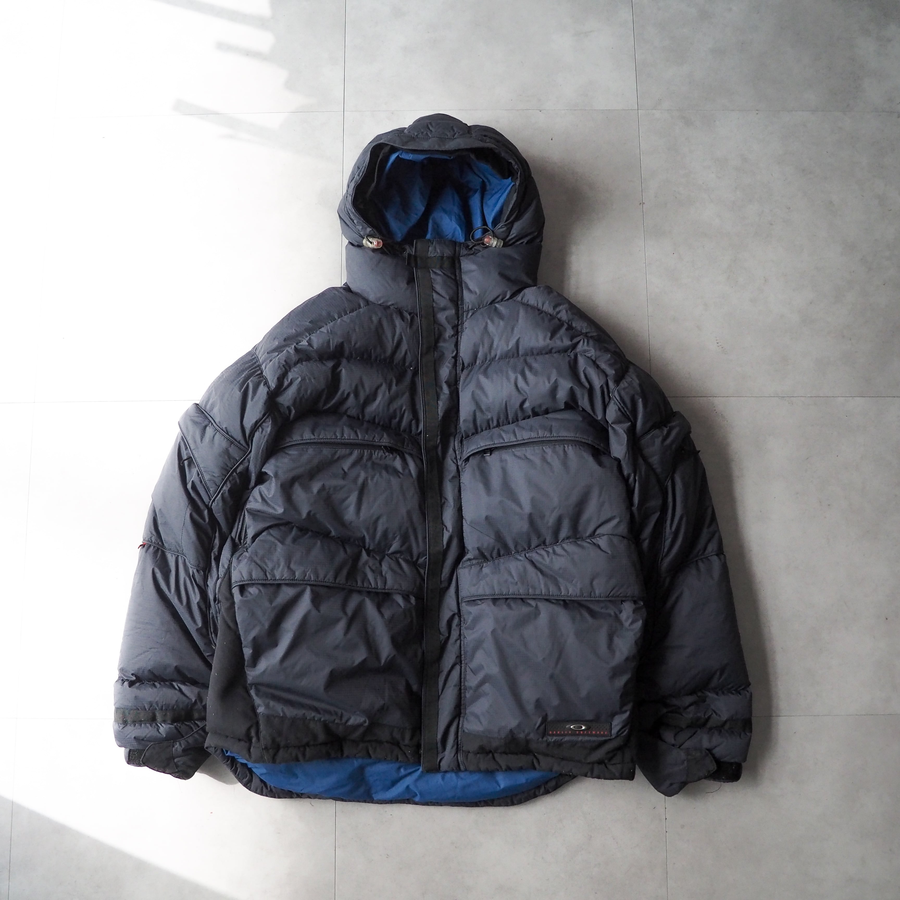 2000s “OAKLEY” 赤タグ tech down jacket 2000年代 オークリー テック 