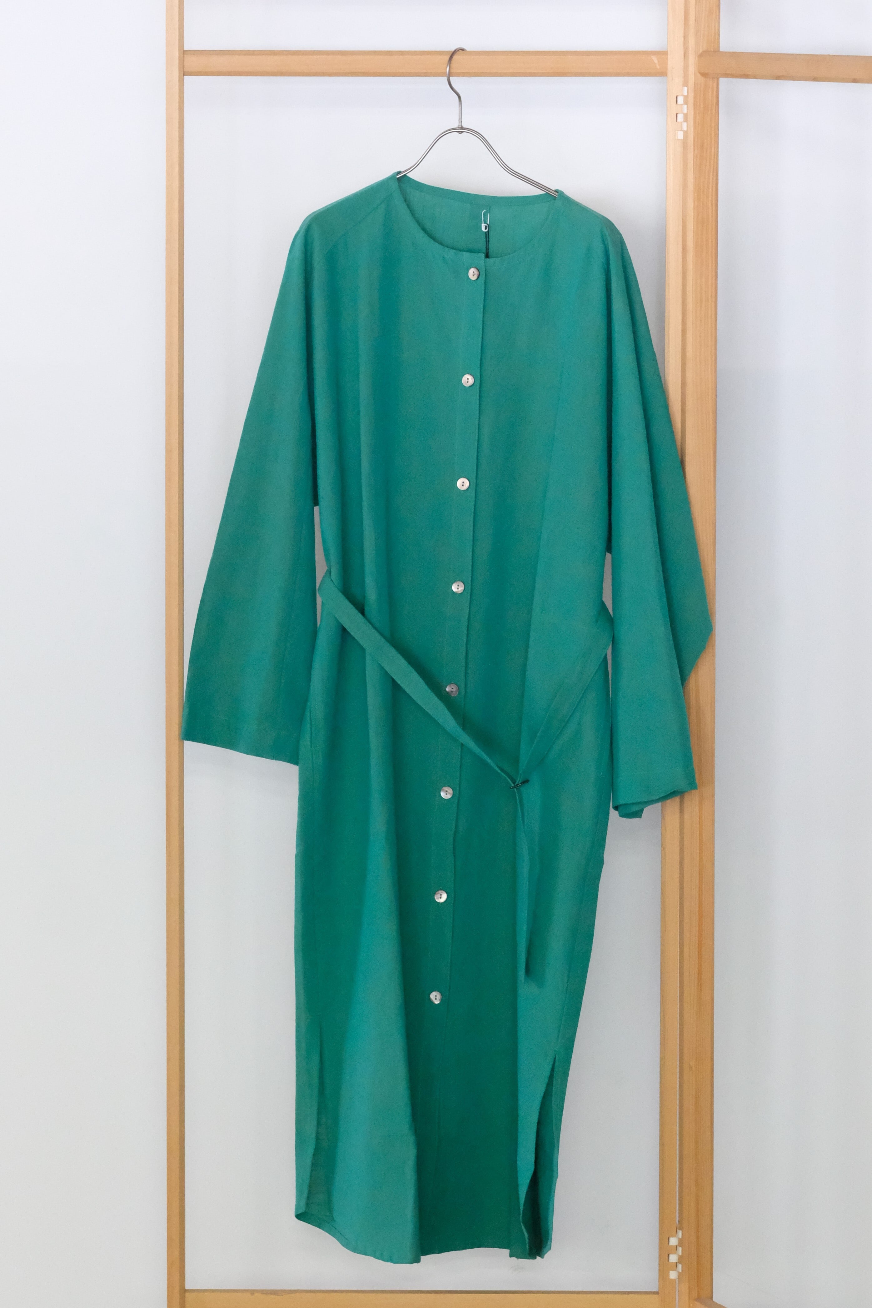 coromo naturel 会津木綿 ベルトワンピース | 美工堂 ONLINE SHOP