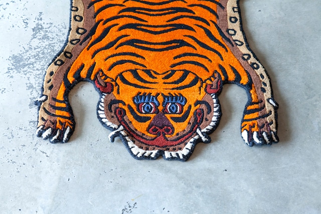 Tibetan Tiger Rug 《Sサイズ•ウール028》チベタンタイガーラグ