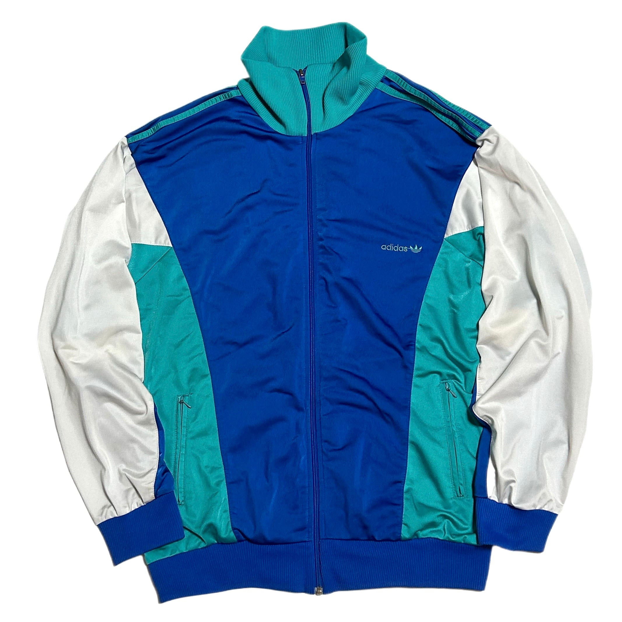 80-90s ユーロ adidas アディダス トラックジャケット【XXL】 ジャージ ...