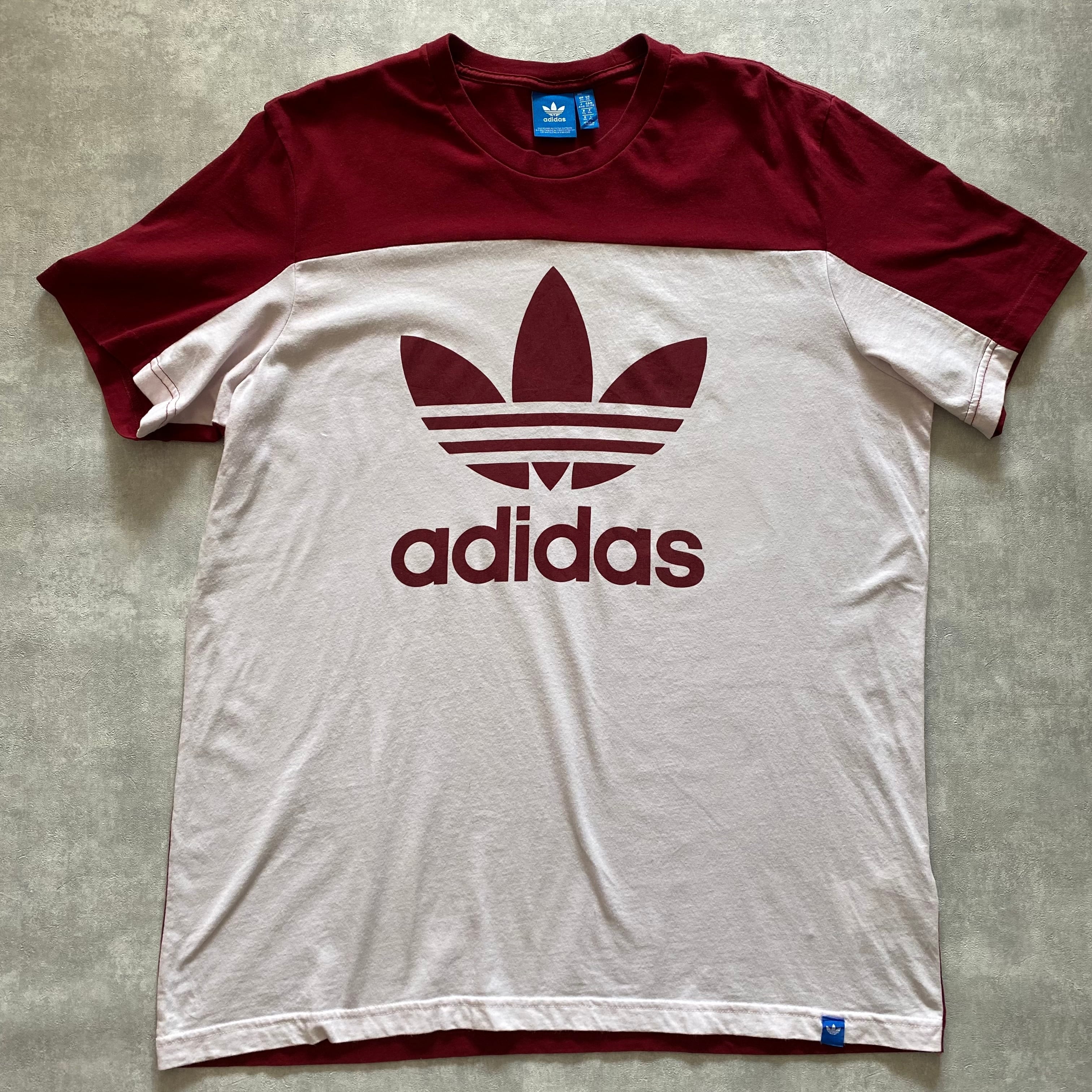 made in TURKEY Euro Adidas originals Trefoil Tshirt{ユーロ アディダス オリジナルス トレフォオイルTシャツ 古着 メンズ}ユニセックス