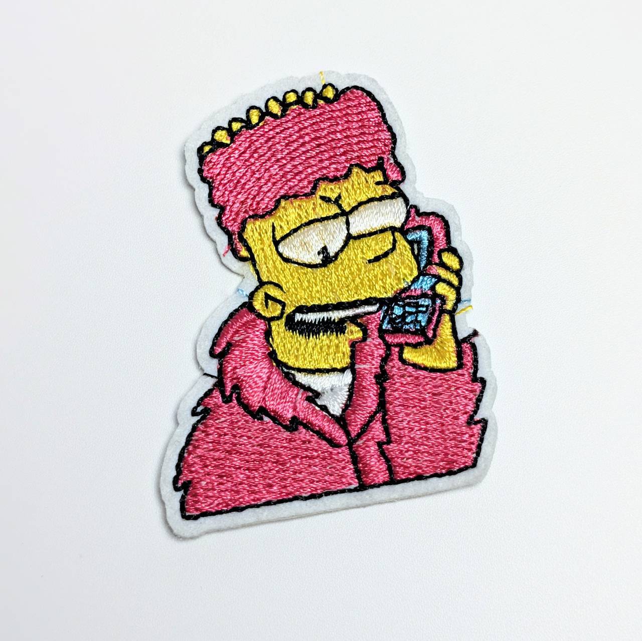 送料無料! ★刺繍アイロンワッペン★【 The Simpsons(ザ シンプソンズ) 】バート 〚アメリカン雑貨 アメトイ〛